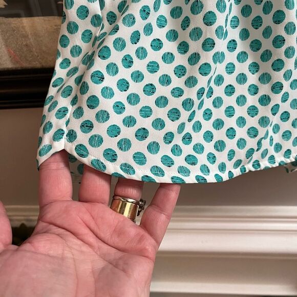 Zara Basic Aqua Dot Tailored Running Short sz XS EUC - Picture 2 of 5